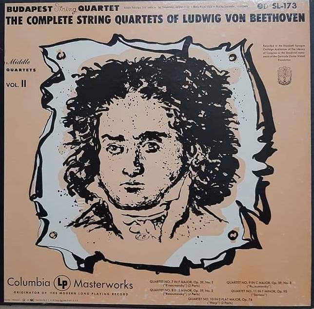BUDAPEST QUARTET: i quartetti per archi di Beethoven.